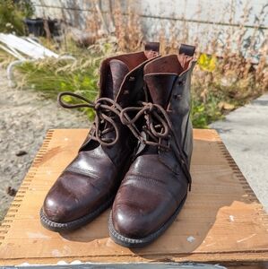 Vintage leather booties size 6.5